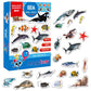 Fridge Magnets For Toddlers - 30 Sea Photo Kids Magnets For Fridge - Toddler Magnets For Refrigerator - Magnetic Animals - Fridge Magnets For Kids - Animal Magnets - Toddler Fridge Magnets