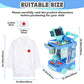 deAO Doctor Cart Kit for Kids Toy Pretend Playset with Doctor Costume Stethoscope and Medical Instruments Role Play Mobile Medic