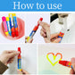 COSBAY Water Doodle Pens Replacement Water Pen, Drawing Doodle Pens for Aqua Water Doodle Mat (Multicolored-12pcs)