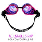 Steampunk Glasses For Raves Trippy Psychedelic Kaleidoscope Goggles With Rainbow Crystal Glass Lens