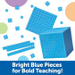 Learning Resources LER6366 Gigantic Magnetic Base Ten Set, Blue, 1/Each