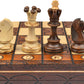 Beautiful Handcrafted Wooden Chess Set With Wooden Board And Handcrafted Chess Pieces - Gift Idea Products (16' (40 Cm) Orn)