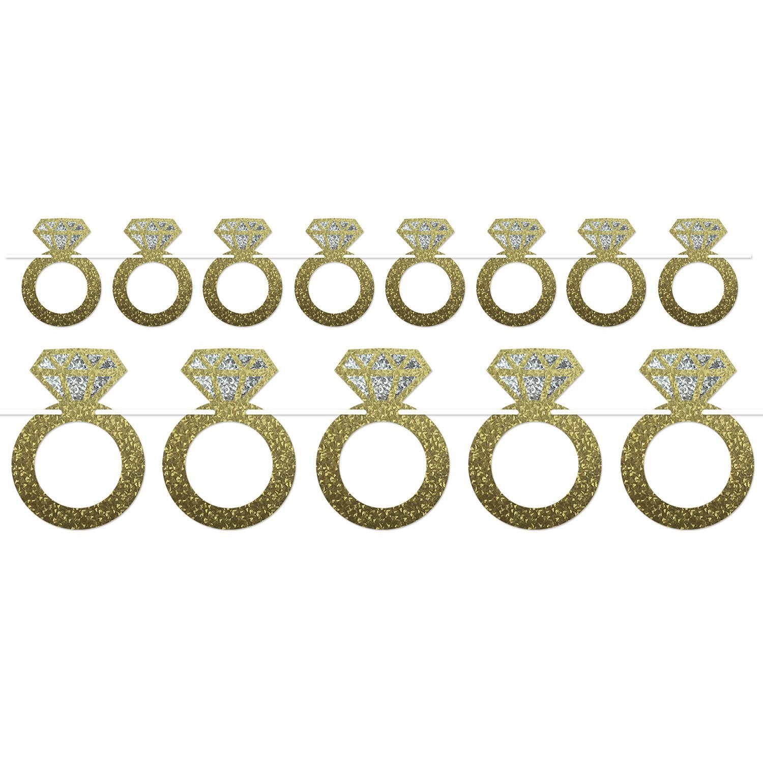 Beistle Diamond Rings Streamer