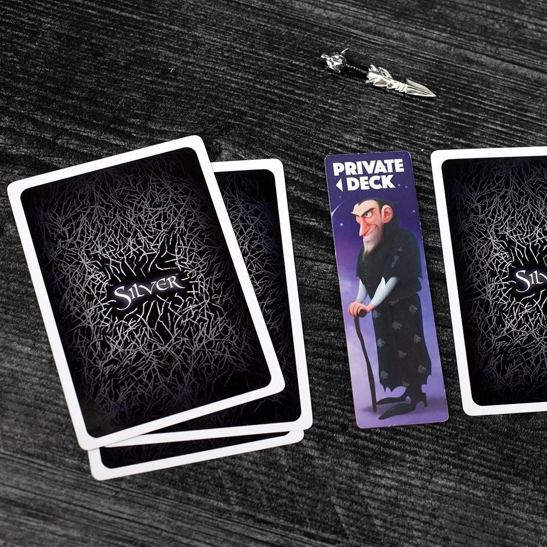 Bezier Games Silver Dagger Card Game - Fun for Family Night, Medium Size, Cardboard Material