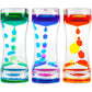 Oneshow 8 Pack Liquid Motion Bubbler Oil Hourglass Water Bubbler Timer For Kids And Teenager Sensory Toys Fidget Toy Activity Calm Stress Relief Desk Decor Adults