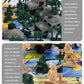 Lynkaye 96 Pcs Various Pose Toy Soldiers Figures With Military Map, Army Men Two Colors Soldiers, Toy Soldiers Action Figures For Kids Children Birthday (96 Pcs Wwii Soldiers)