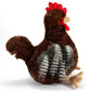 The Petting Zoo Chicken Stuffed Animal Plush Toy, 12in Brown Plushie, Model 421304, Perfect Gift for Kids