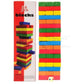 Gurtoy 54 Pcs Wooden Stacking Blocks Game For Kids  Colorful Tumbling Tower, Balancing Block Set With Dice, Educational Skill B