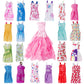 Janyun Dolls Accessories,114Pcs Doll Clothes Party Gown Outfits Set For Doll And Girl Dolls Dresses Accessories Shoes Bags Necklace Mirror Hanger Tableware Stocking Stuffers
