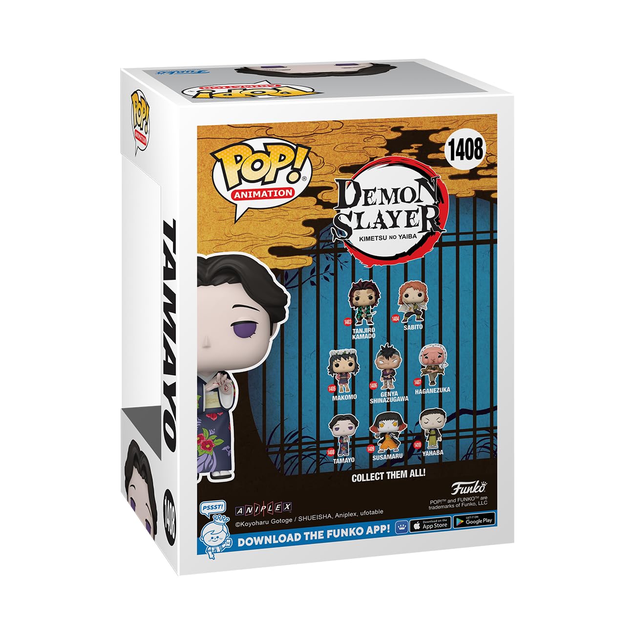 Funko Pop! Animation Demon Slayer - Tamayo (3.9In Action Figure, Modern Style, Glossy Finish, Multicolor) [15+ Years And Up, Indoor Use, 1 Count]