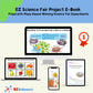 EZ BioResearch Bacteria Science Kit IV - Prepoured LB-Agar Plates, Cotton Swabs, Free Science Fair Project E-Book, Medium Size