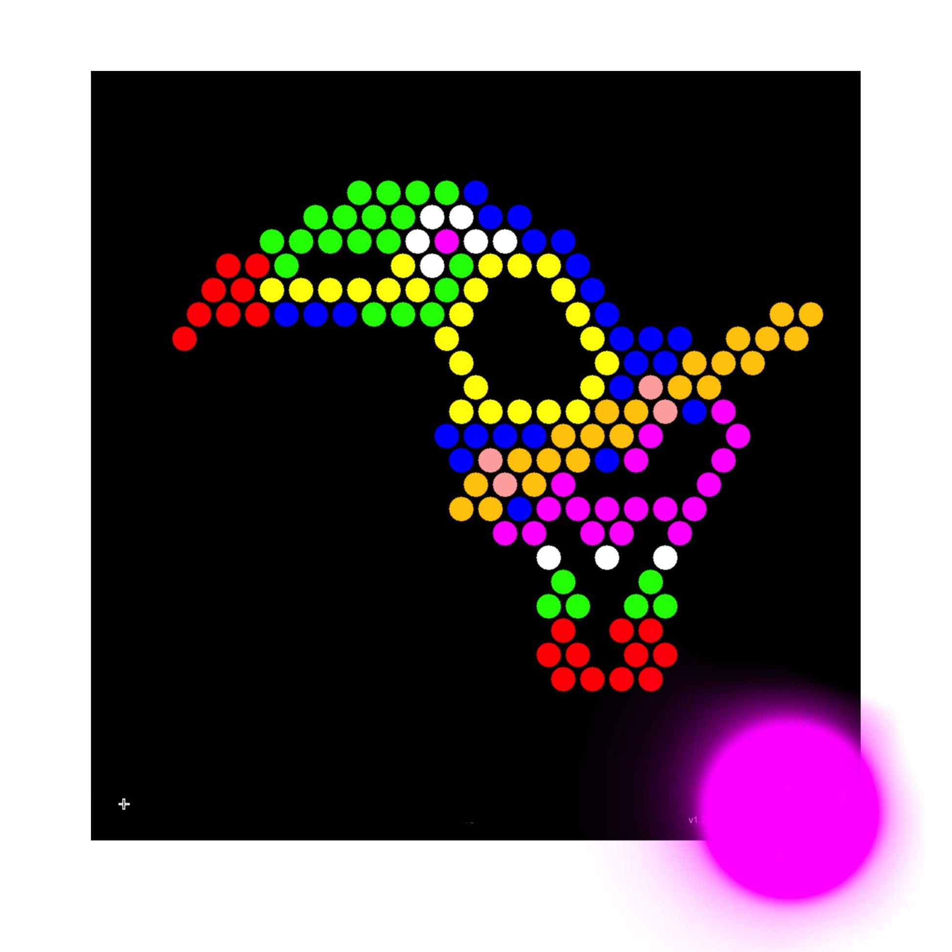 Illumipeg Zoo Refill Templates For Lite Brite Cube, Flat-Screen, And Four Share (10 Sheets, 7X7)