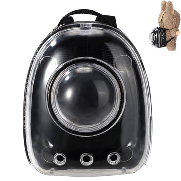 Lyreh Backpack for Doll  Adorable Realistic Doll Mini Backpack Accessories Perfect for Collectors & Fashion Display (Black)