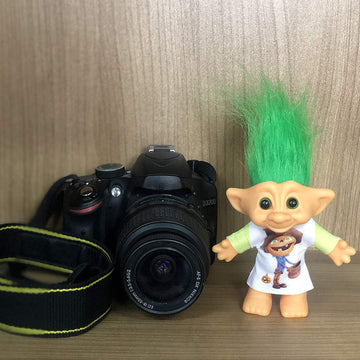 Lucky Troll Dolls,Vintage Troll Dolls Chromatic Adorable For Collections, School Project, Arts And Crafts, Party Favors - 7.5' Tall Green Hairs (Include The Length Of Hair)