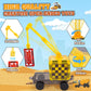 Magnetic Tiles Kids Construction Toys - Road Set With Magnet Crane For Boys Age 3-5 4-8 8-10, Magnet Building Blocks Expansion P
