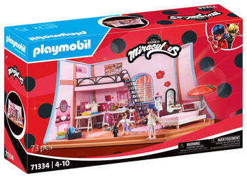 Playmobil Marinette's Loft Playset - One Size, Multicoloured Plastic, Model 71334