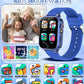 Tgfbh Kids Smart Watch For Girls Age 5-12 Toys With 26 Games 2 Screen Protectors Hd Touchscreen Video Camera Music Player Pedometer Learn Card Audiobook Toddler Watches Boys Birthday Gifts (Blue)