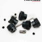 VICRAZZE 32p 5mm Pinion Gear Set 17T 18T 19T 20T 21T with 1/8 inch(3.175mm) Coupler and hex Key for 0.8 Metric Pitch RC Buggy Ca