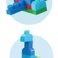 Fisher-Price Mega Bloks Let's Build It Set - Multi Color, Model FFG23, Made from Durable Acrylonitrile Butadiene Styrene