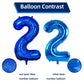 Number 2 Balloon 40 Inch, Dark Blue Big Number Balloon, Giant Foil 2 Balloons Number, Helium 2Nd Birthday Balloons For Kids Boys