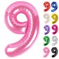 Pink Number 9 Balloon 40 Inch, 9 Balloon Number, 9Th Birthday Decorations, Pink Party Supplies For Boys Girls