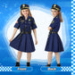 Loscola Police Costume For Girls Kids, Police Officer Costume For Girls, Halloween Costume Girls For 3-12, Cop Police Uniform