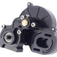 RZXYL 1/10 RC Car Transmission Case Gearbox with Gear Full Alloy Assembled for SCX10 SCX10 II 90046 90047 RC Crawler Car, Black