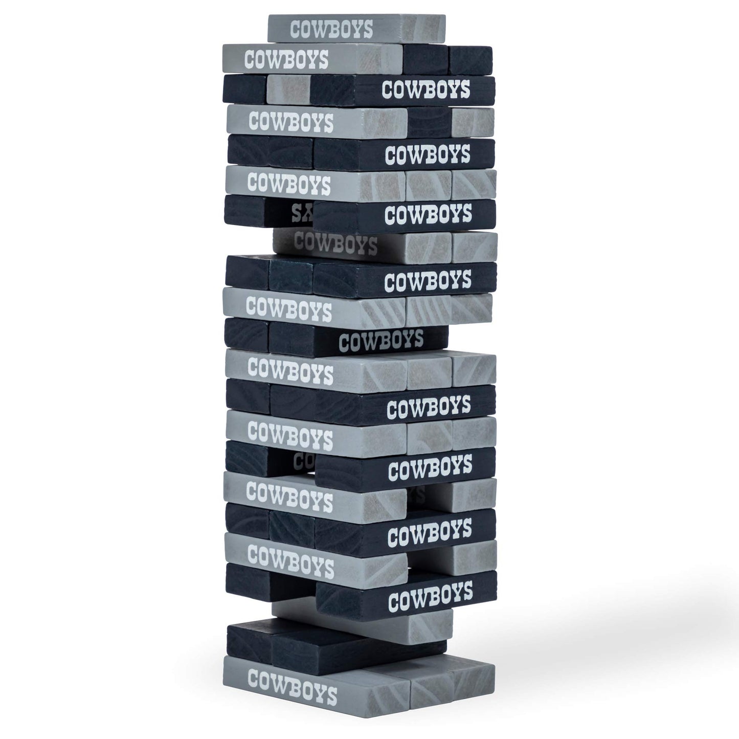 Wild Sports NFL Dallas Cowboys Table Top Stackers, 3" x 1" x 0.5", Wood, Team Color, Model 1-1-31000-CL108Q