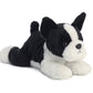 Aurora® Buster™ Boston Terrier Stuffed Animal - Black 12.5 Inches, Polyester, Perfect for All Ages, Ideal for Birthdays and Imaginative Play