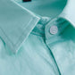 Springgege Boys Long Sleeve Dress Shirts Formal Uniform Woven Solid, Aqua, 9-10 Years