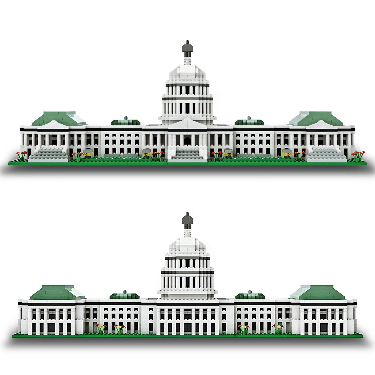 SEMKY Micro Mini Blocks United States Capitol Famous Landmark Model Set (2888Pieces) -Building and Architecture Toys Gifts for Kid and mature-themed