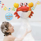 Crab Bath Toys For Toddlers 1-3 2-4 Bathtub Bubble Maker With Music Automatic Kids Bathtub Bubble Machine Baby Bath Toys For Infants 6-12 12-18 Months Birthday Gifts For 1 2 3 Year Old Boys Girls
