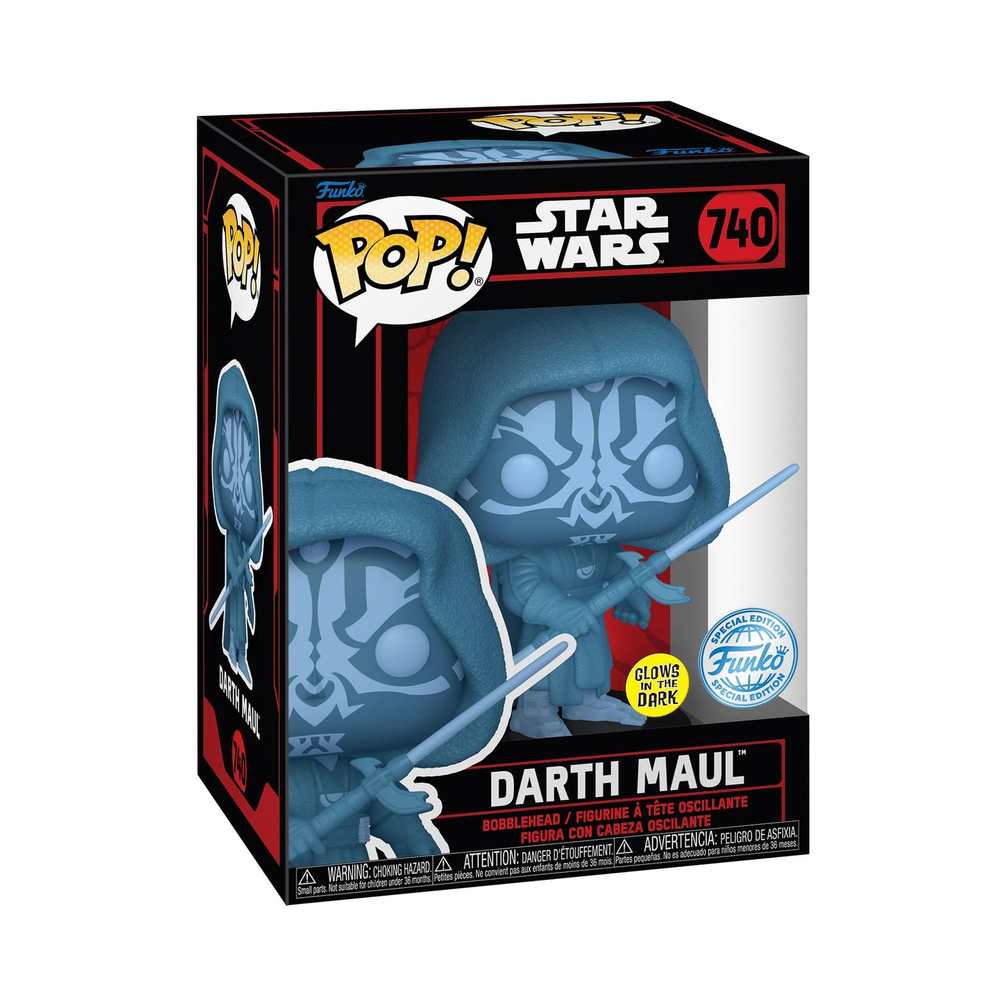 Funko Pop! Star Wars Hologram Darth Maul (Glow) Specialty Series Figure (#740)