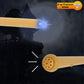 Skeleteen Light Up Magic Wand - Plastic Witch & Wizard Wand with Lights & Sounds - One Size - Natural - Model SK-175
