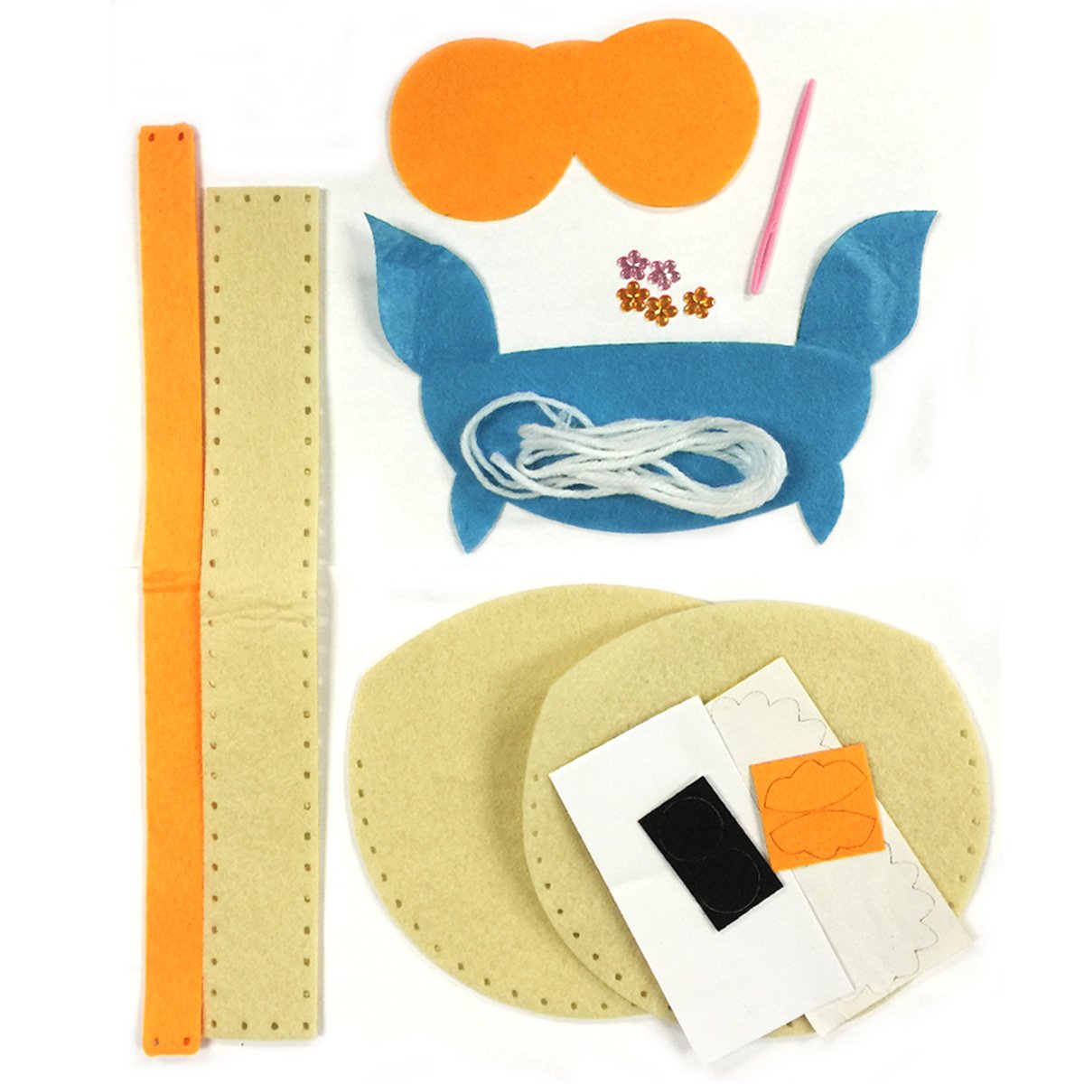 Wrapables DIY Novelty Party Purse (Set of 3), Butterfly, Cupcake, Owl