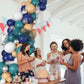 Ocean Theme Balloons Arch Kit, Under The Sea Balloon Garland Arch Kit, Retro Sea Blue Apricot Silver Party Balloons For Kids Boy