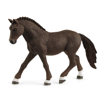 Schleich Horse Club, Horse Toys For Girls And Boys German Riding Pony Gelding Horse Figurine, Ages 5+, Medium