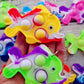 30 Packs Funny Summer Present Unique Mini Fish Assorted fidgets Bubble Toys for Kids Children Classroom Students Gifts from Teac