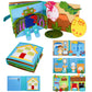 Montessori Felt Busy Book Toddlers Cloth Quite Book Preschool House Pretend Play Dress Up Game Early Learning Educational Travel Toys For Kids Age 3 4 5 6 Autism Sensory Toy Boys And Girls Easter Gift
