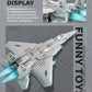 dOvOb F-15 Eagle Fighter Jet Building Blocks Set, 270 Pieces, Plastic, Assorted Colors - Military Plane Toy for Kids & Adults