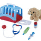 My World My Play Vet Set with Puppy and Accessories, Examine and Treat Play Vet Set, 6 Piece Set Includes Puppy Patient, Doctor 