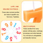 BBTO 12 Pcs Birthday Number Candle Cake Numeral Candles Christmas New Year Rainbow 0 - 9 Cake Topper Decoration for Birthday, Pa
