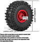 RCHuiWow 1.0'' Beadlock RC Wheels and Tires for 1/18 TRX4M,1/24 Axai1 SCX24 RC Crawler,1.0 Beadlock Tires w/Alloy Aluminium Whee