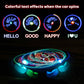 RC Stunt Car Double Sided roll,360Rotating Teton Remote Control Car-LED Headlights and Colourful Light Wheels,All Terrain,Rechar