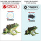 Scahow Plastic Frog Toys For Kids, Rainforest Animals Figures, Rubber Bullfrog Figurine, Forest Woodland Animals Toys, Frog Deco