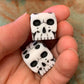 Sterling Kisses Skull Dice - Pair of Skull Shaped 6 Sided Dice