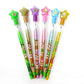 TINYMILLS 24 Pcs Sloth Multi Point Stackable Push Pencil Assortment with Eraser for Sloth Birthday Party Favor Prize Carnival Go