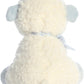 Aurora® Playful Blessing Lamb™ Boy Lamb™ Baby Stuffed Animal - Comforting Companion - Imaginative Play - Blue 9 Inches