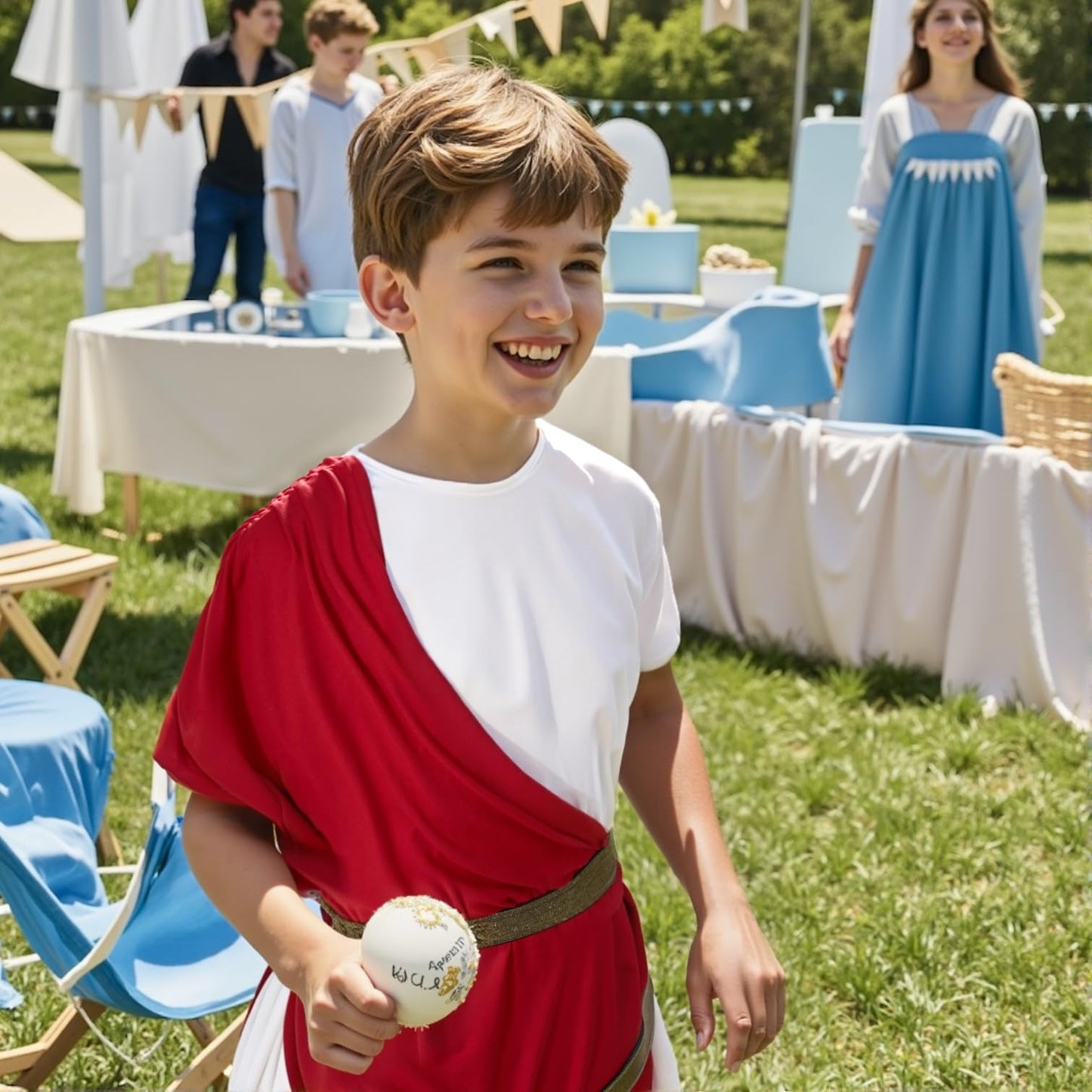 Jegermig Boys Toga Costume Halloween Kids Greek God Roman Party Children'S Cosplay