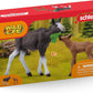 Schleich Wild Life Mother Moose And Calf Playset - North American Forest Animal Toys Playset With Realistic Natural Mother Moose
